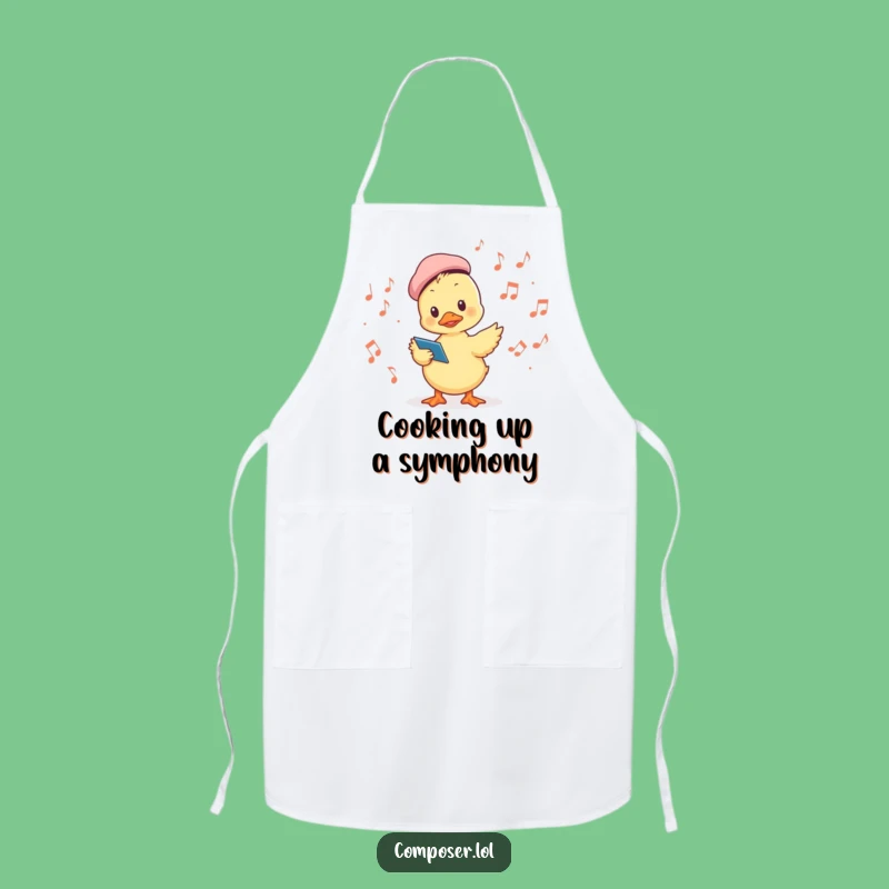 Funny Duckling Conductor Apron - Cook with Cadence, Perfect Gift!