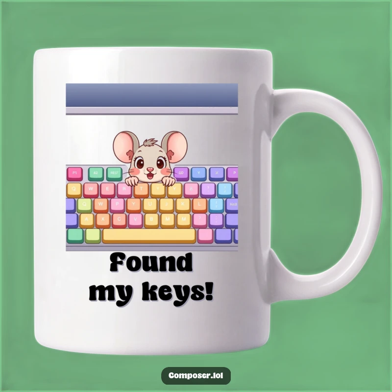 Funny Mouse Keyboard Mug: A Surprising Gift for Music Lovers
