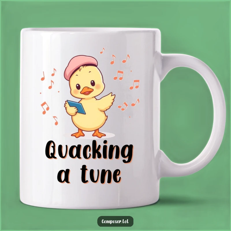 Funny Duckling Conductor Mug - Musical Maestro Quack, Perfect Gift!