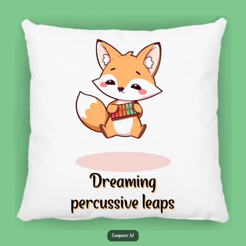 Funny Fox's Bouncy Pillow: Snuggle with Musical Energy