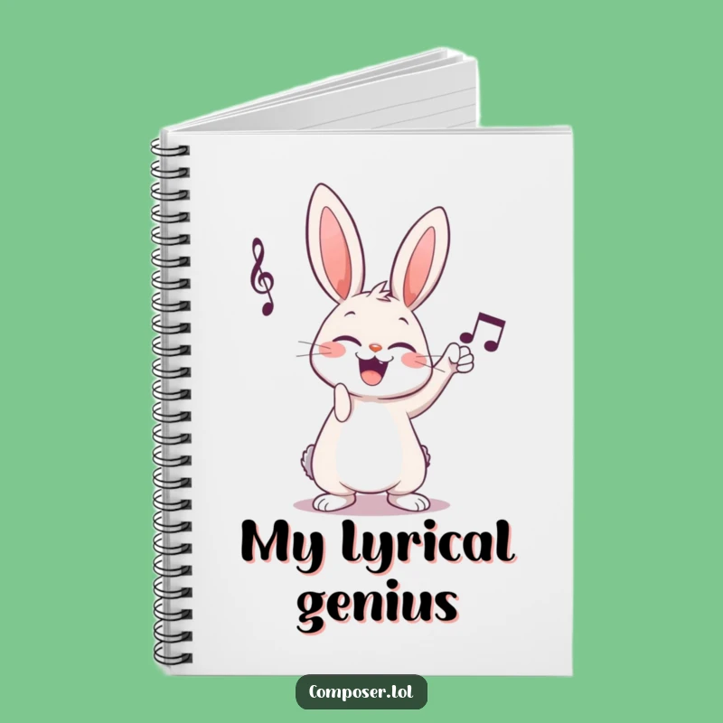 Funny Rabbit Composer Notebook - Write Your Funny Melodies