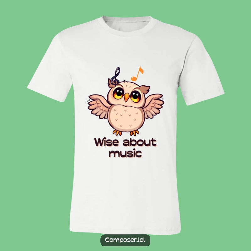 Funny Inspired Owl T-Shirt - Embrace Musical Creativity