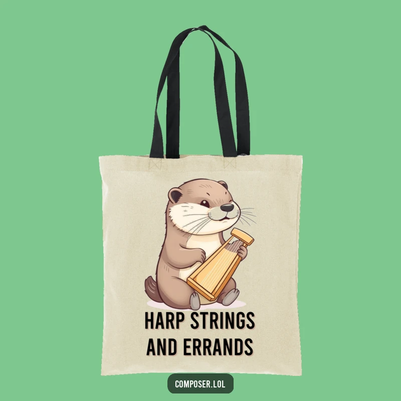 Funny Otter Harp Bag: Carry Your Melodies in Style